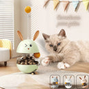 Comedouro Interativo para Gatos Giratório Divertido - Petisco Ração